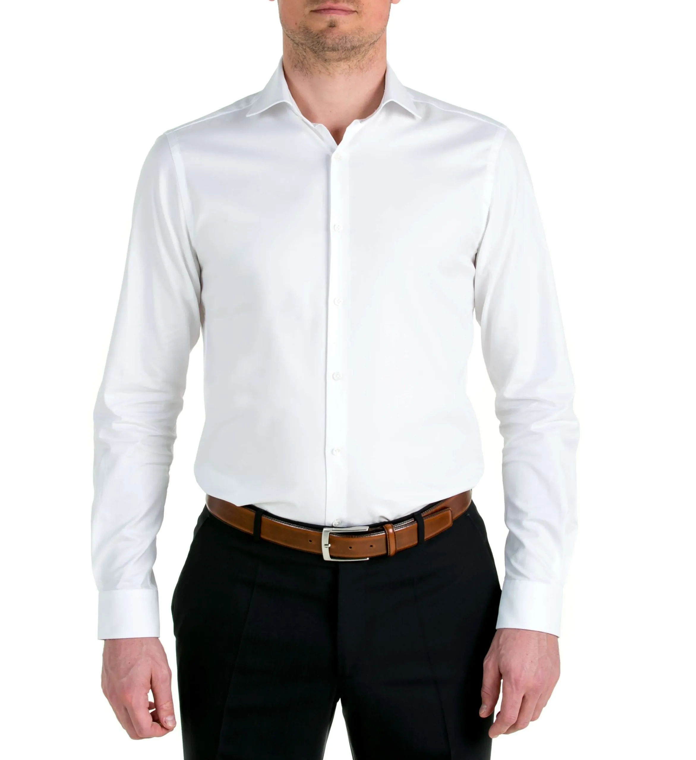 Shirt - Slim Fit - Serious White Oxford (last stock) sold by SKOT Fashion product image thumbnail 4