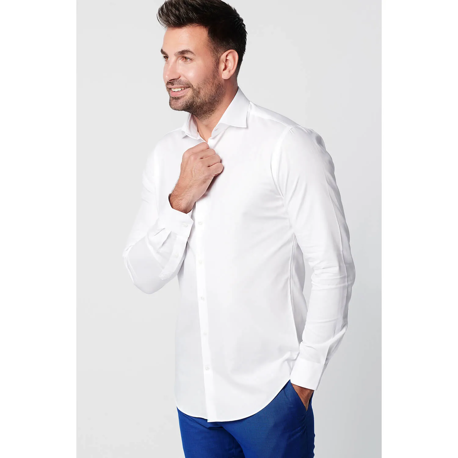Shirt - Slim Fit - Serious White Oxford (last stock) sold by SKOT Fashion