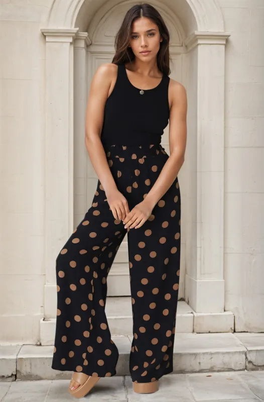 Mahony Pants - Paper Bag High Waisted Pants with Pockets sold by Salty Crush