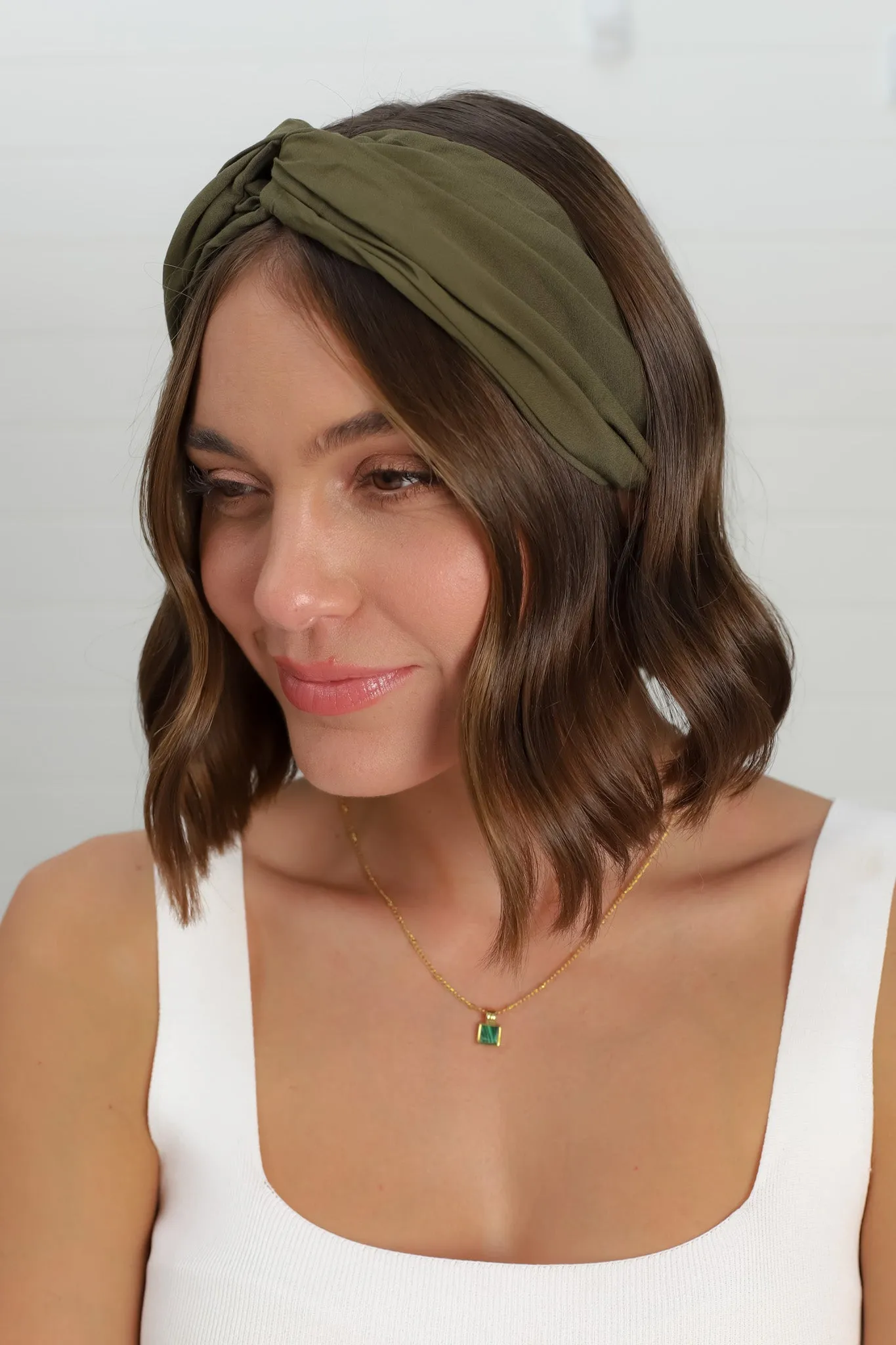 Headband - Olive sold by Salty Crush product image thumbnail 4