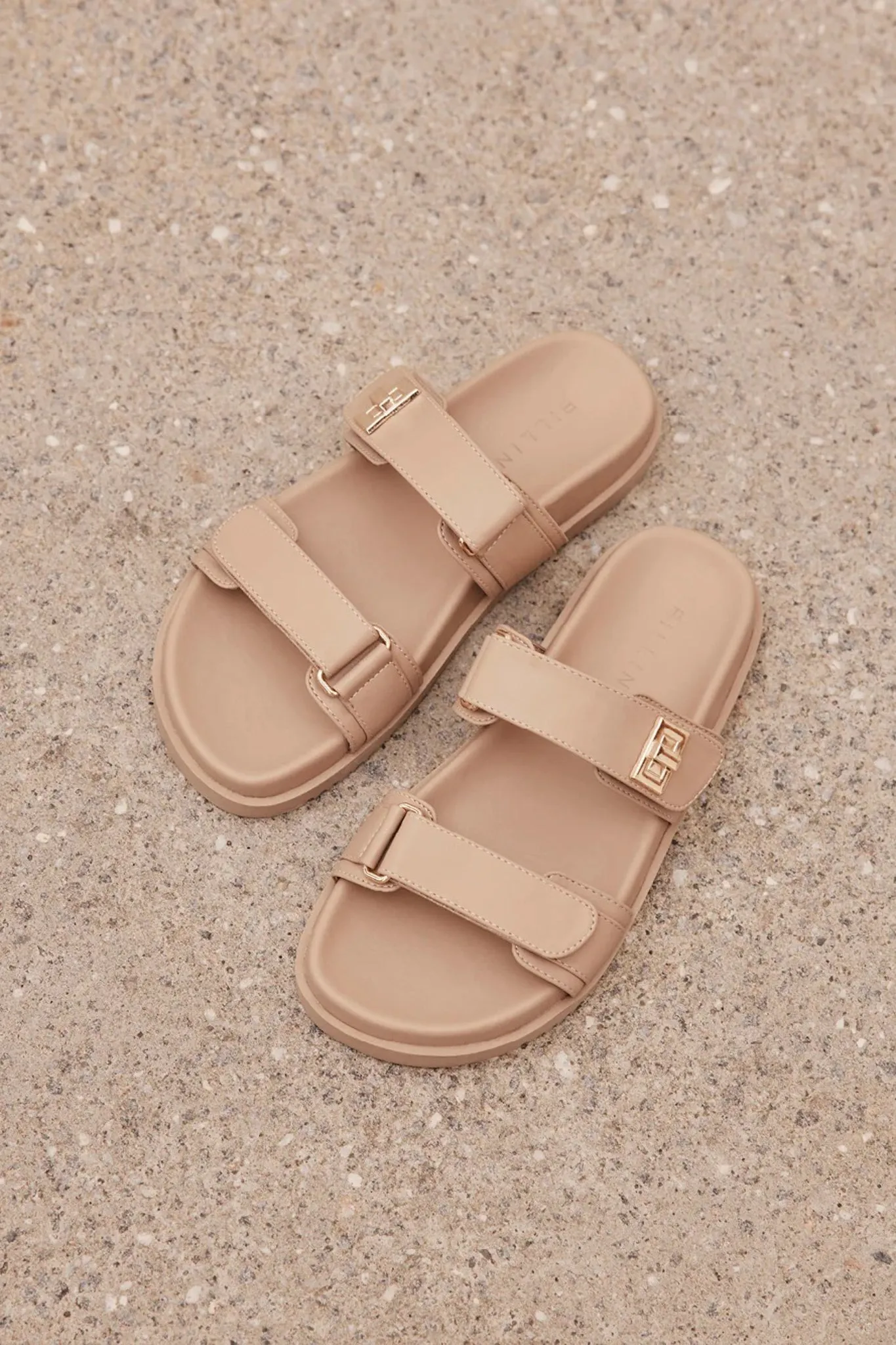 Amylee Slides - Light Cashew sold by Salty Crush