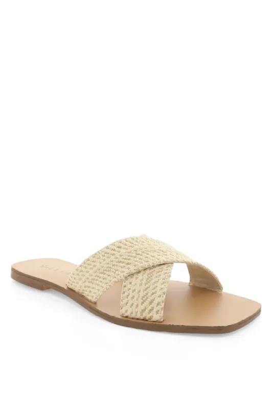 Fitz Sandals - Splice Raffia sold by Salty Crush