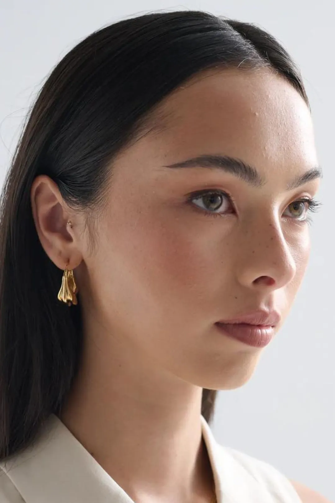 Harrison Plated Earrings - Gold sold by Salty Crush product image thumbnail 2