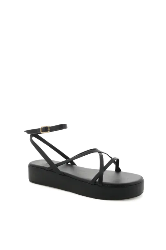 Gianni Sandals - Black sold by Salty Crush