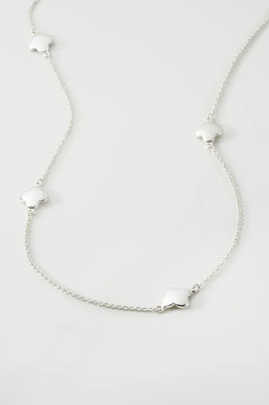 Reece Long Necklace - Silver sold by Salty Crush