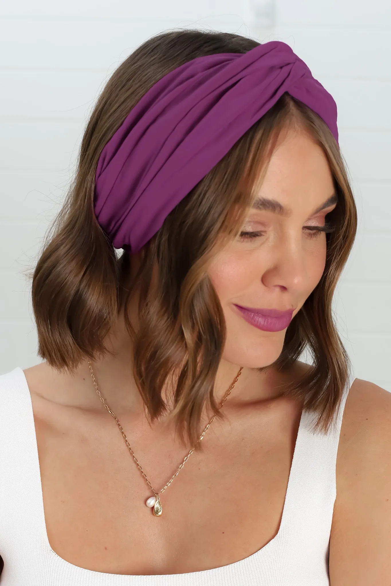 Headband - Magenta sold by Salty Crush product image thumbnail 4