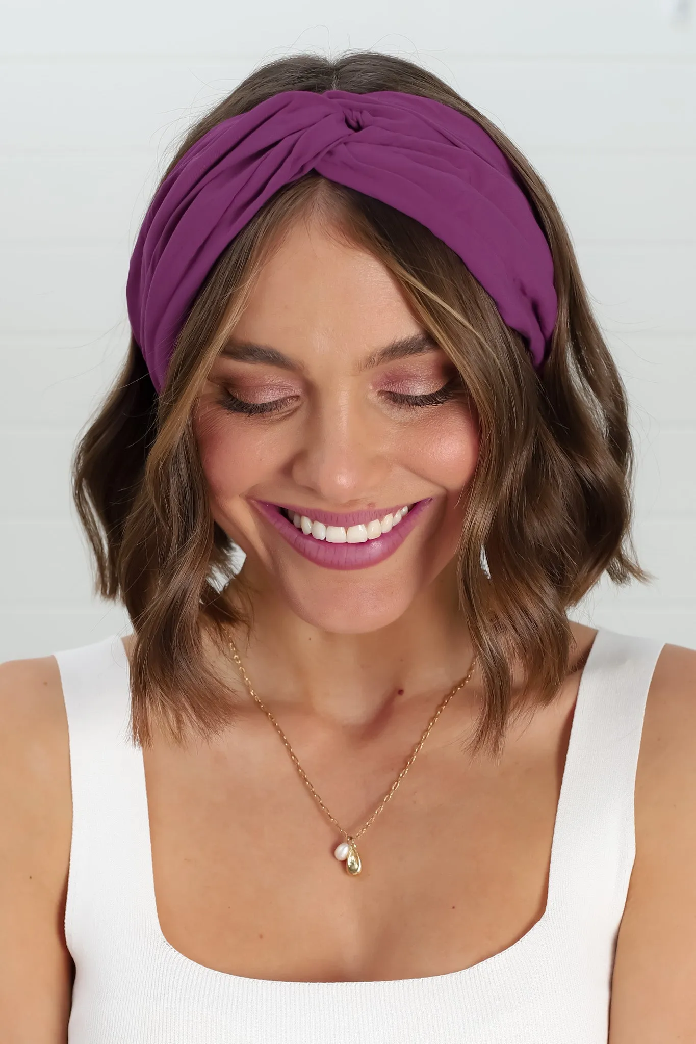 Headband - Magenta sold by Salty Crush product image thumbnail 2