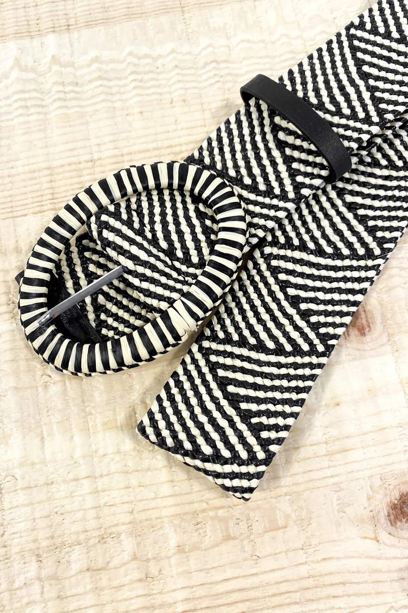 Olive Straw Belt sold by Salty Crush product image thumbnail 2