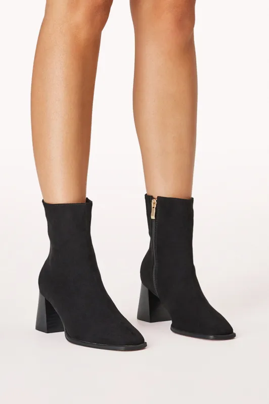 Alaina Boots - Black Suede sold by Salty Crush