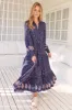 JAASE - Romee Maxi Dress: Tiered Dress with Pull Tie Waist in the Alaska Print sold by Salty Crush