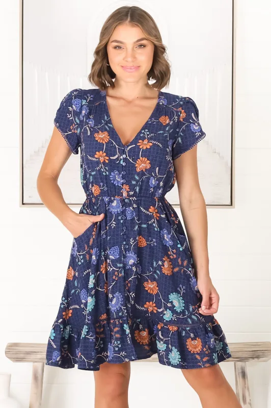 Lizzie - Reeves Mini Dress sold by Salty Crush