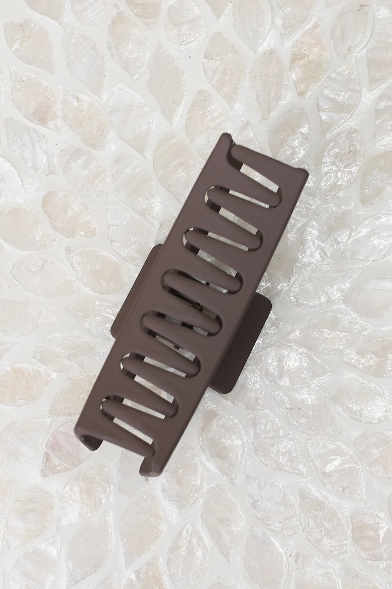 Joanna Claw Clip - Brown sold by Salty Crush product image thumbnail 3