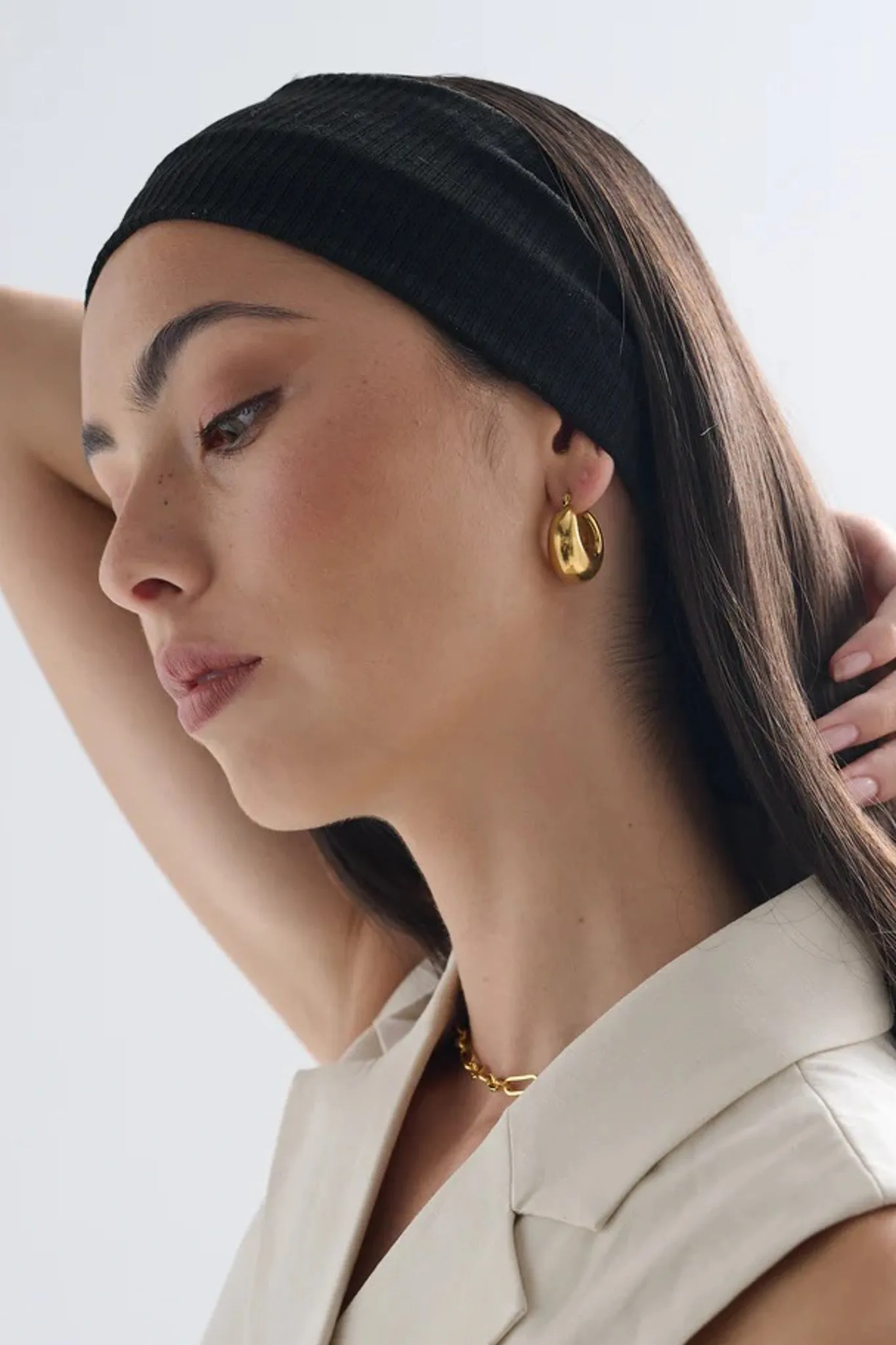 Ribbed Headband - Black sold by Salty Crush product image thumbnail 5