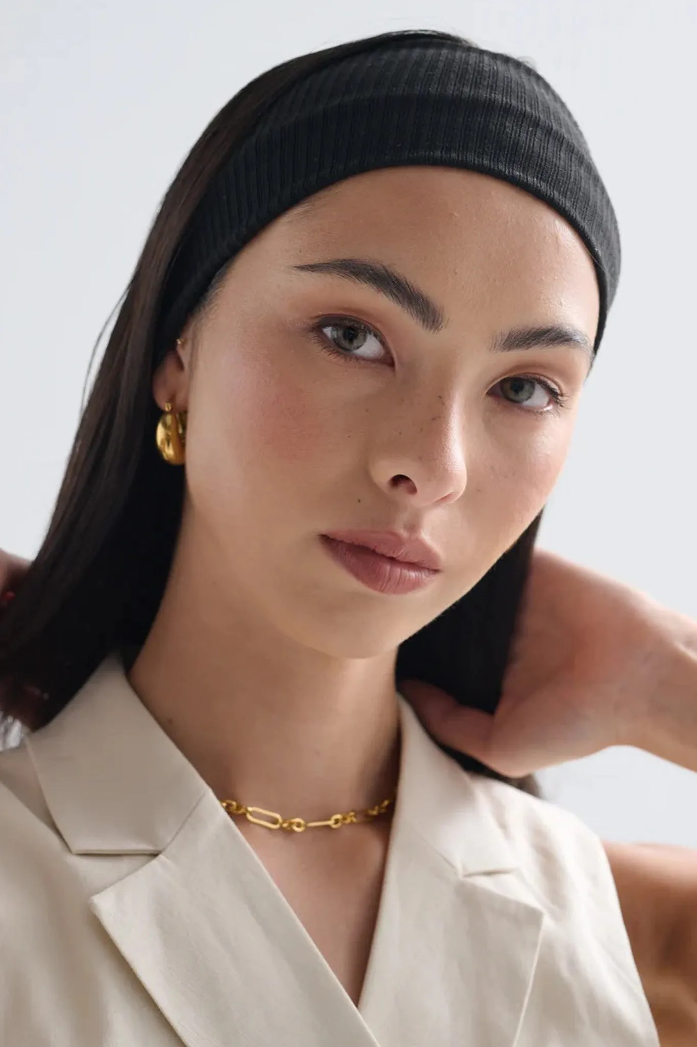 Ribbed Headband - Black sold by Salty Crush product image thumbnail 2