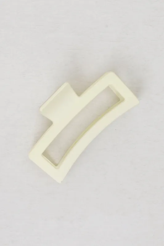 Joanna Claw Clip - Ivory sold by Salty Crush