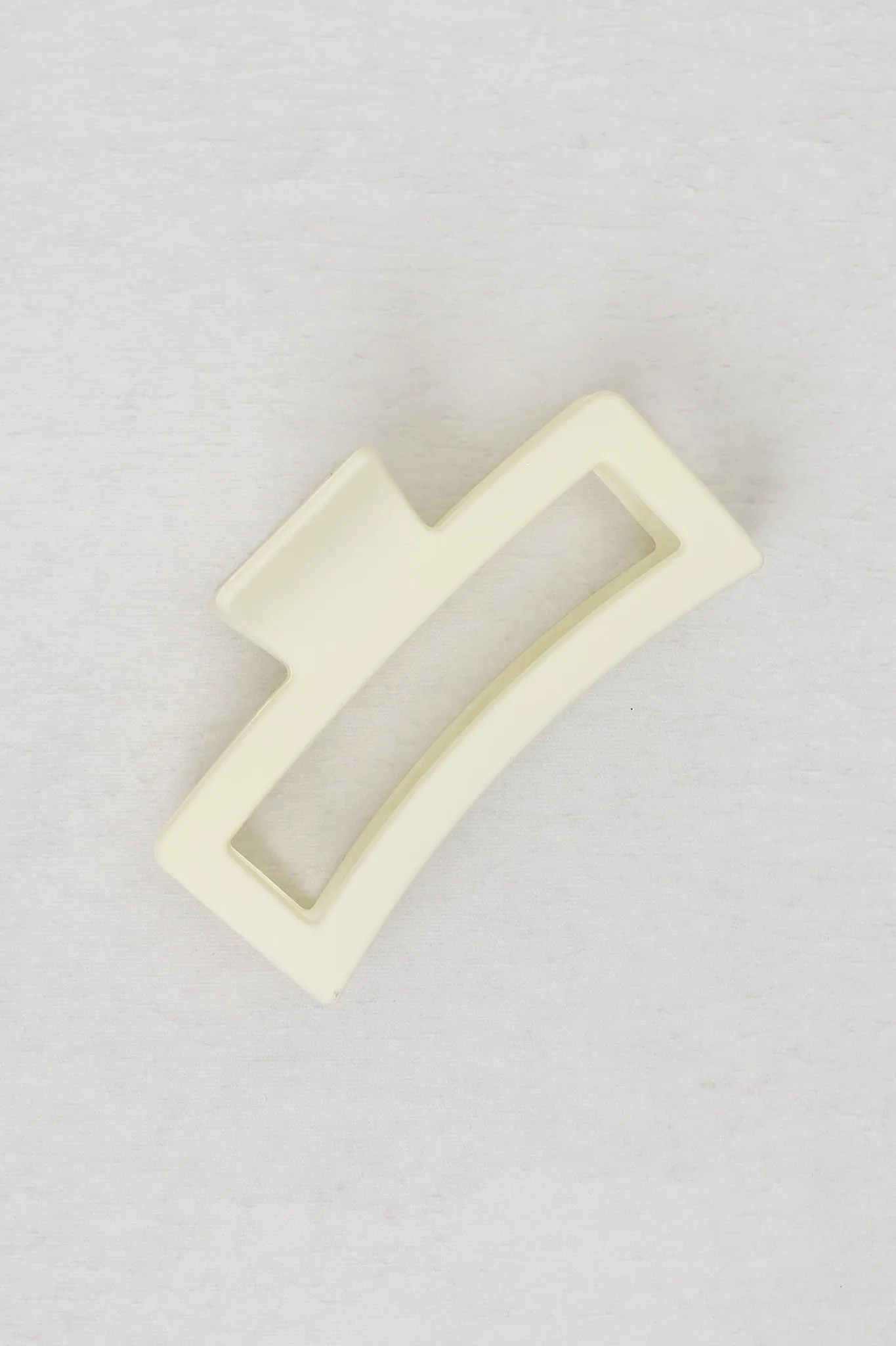 Joanna Claw Clip - Ivory sold by Salty Crush