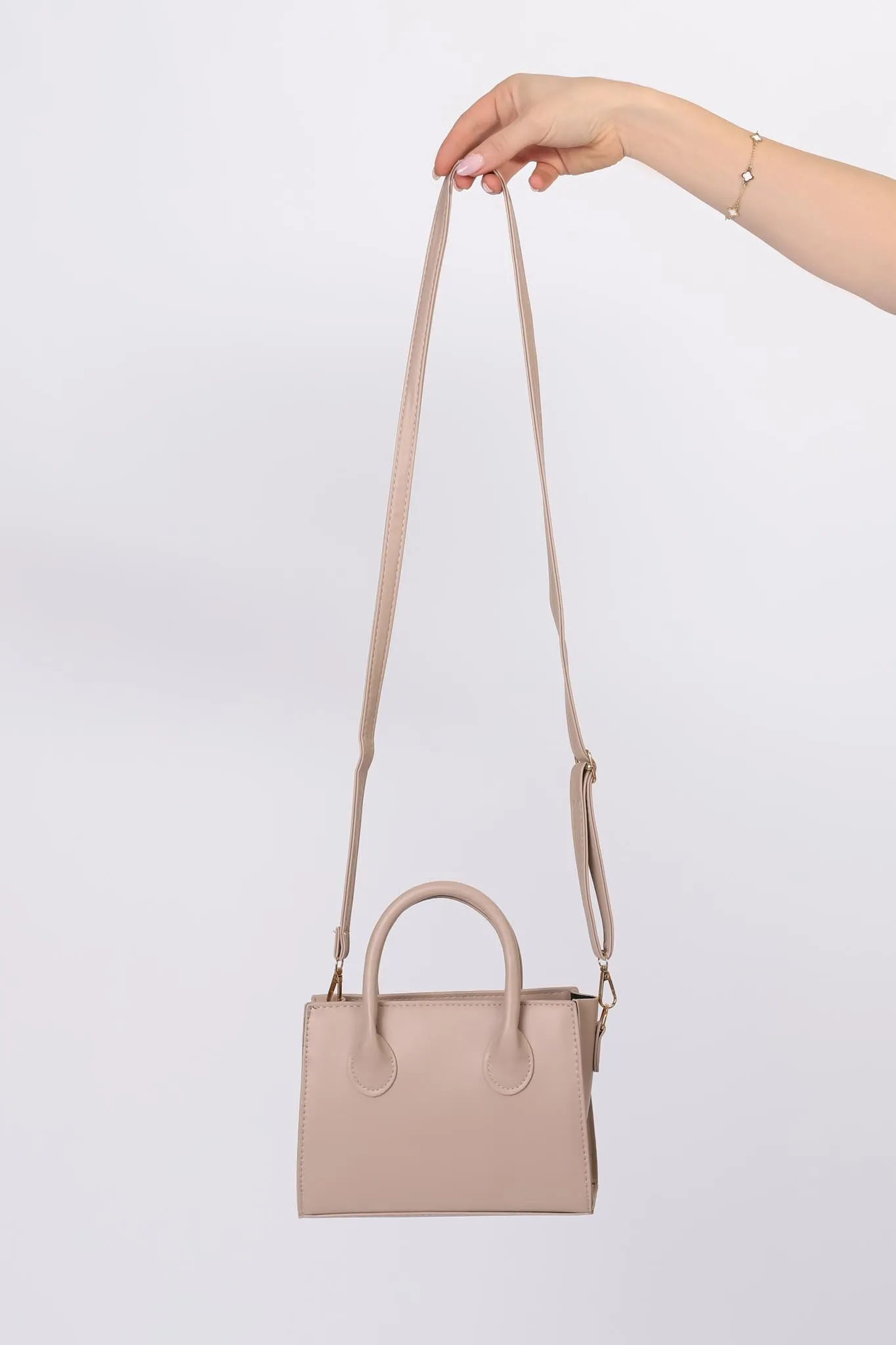 Etta Multi-Handle Tote Bag - Taupe sold by Salty Crush product image thumbnail 5