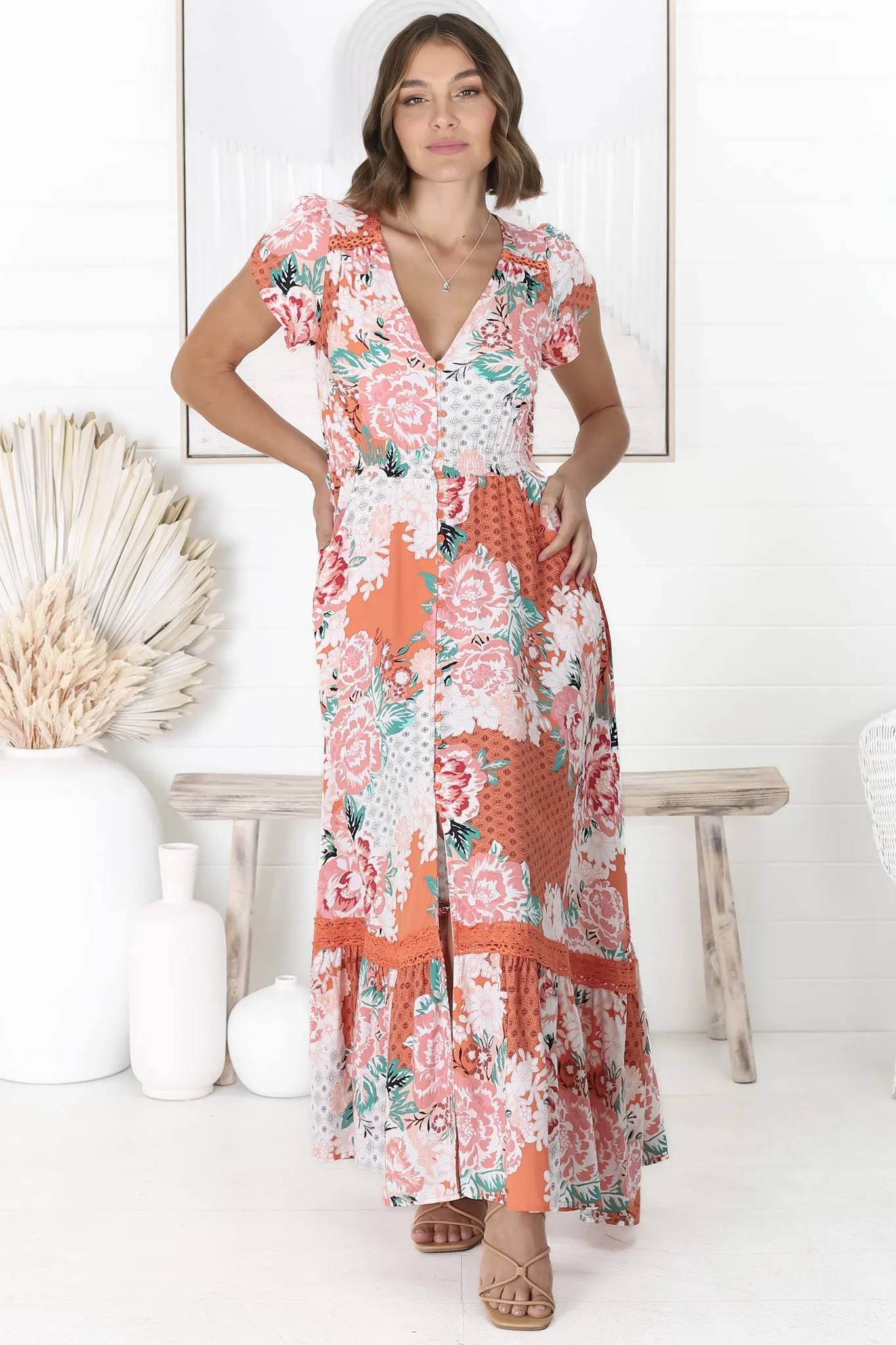 Carmen - Fleur Maxi Dress sold by Salty Crush product image thumbnail 3