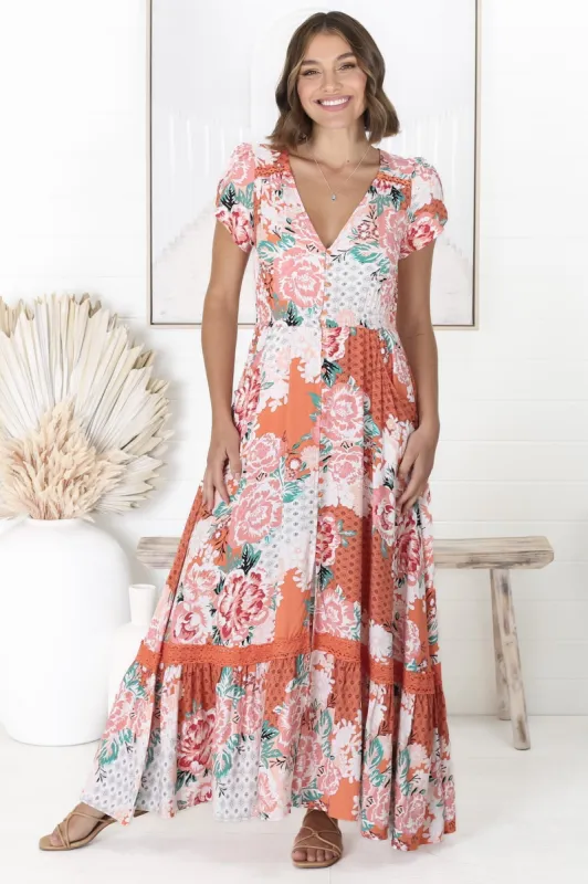 Carmen - Fleur Maxi Dress sold by Salty Crush
