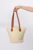 Monika Woven Straw Tote Bag - Beige sold by Salty Crush