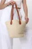 Monika Woven Straw Tote Bag - Beige sold by Salty Crush