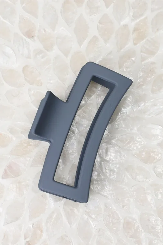 Joanna Claw Clip - Grey sold by Salty Crush