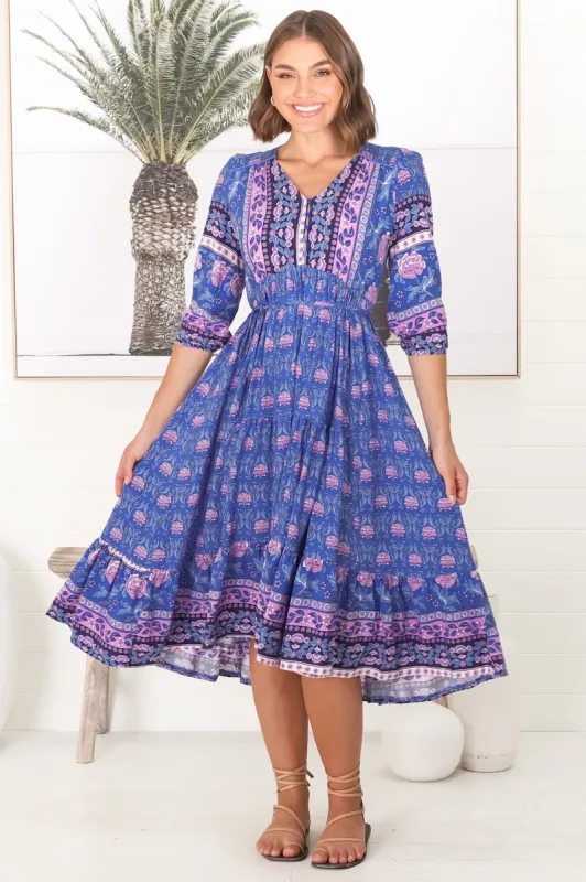 Eve - Bluey Midi Dress sold by Salty Crush