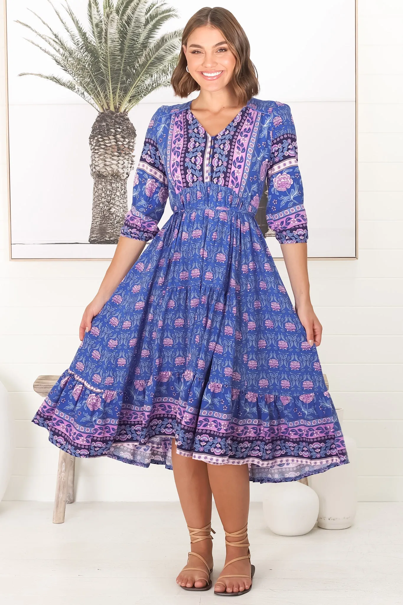 Eve - Bluey Midi Dress sold by Salty Crush