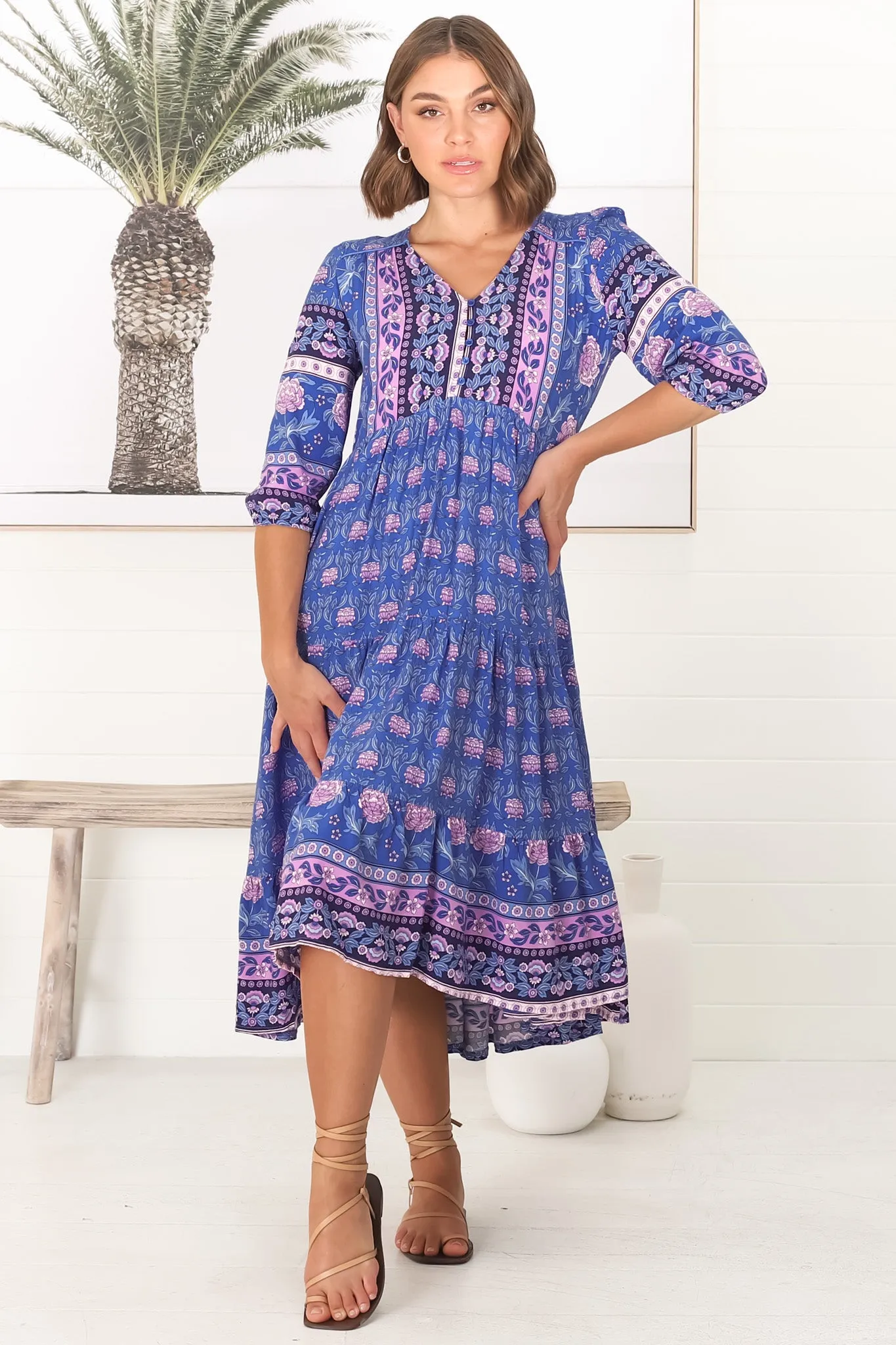 Eve - Bluey Midi Dress sold by Salty Crush product image thumbnail 3