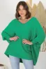 Pier Jumper - Oversized Batwing Knit Jumper in Green sold by Salty Crush