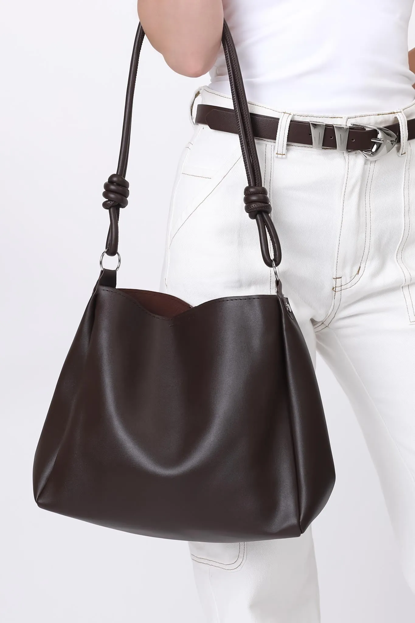 Reese Tote Bag - Coffee sold by Salty Crush product image thumbnail 2