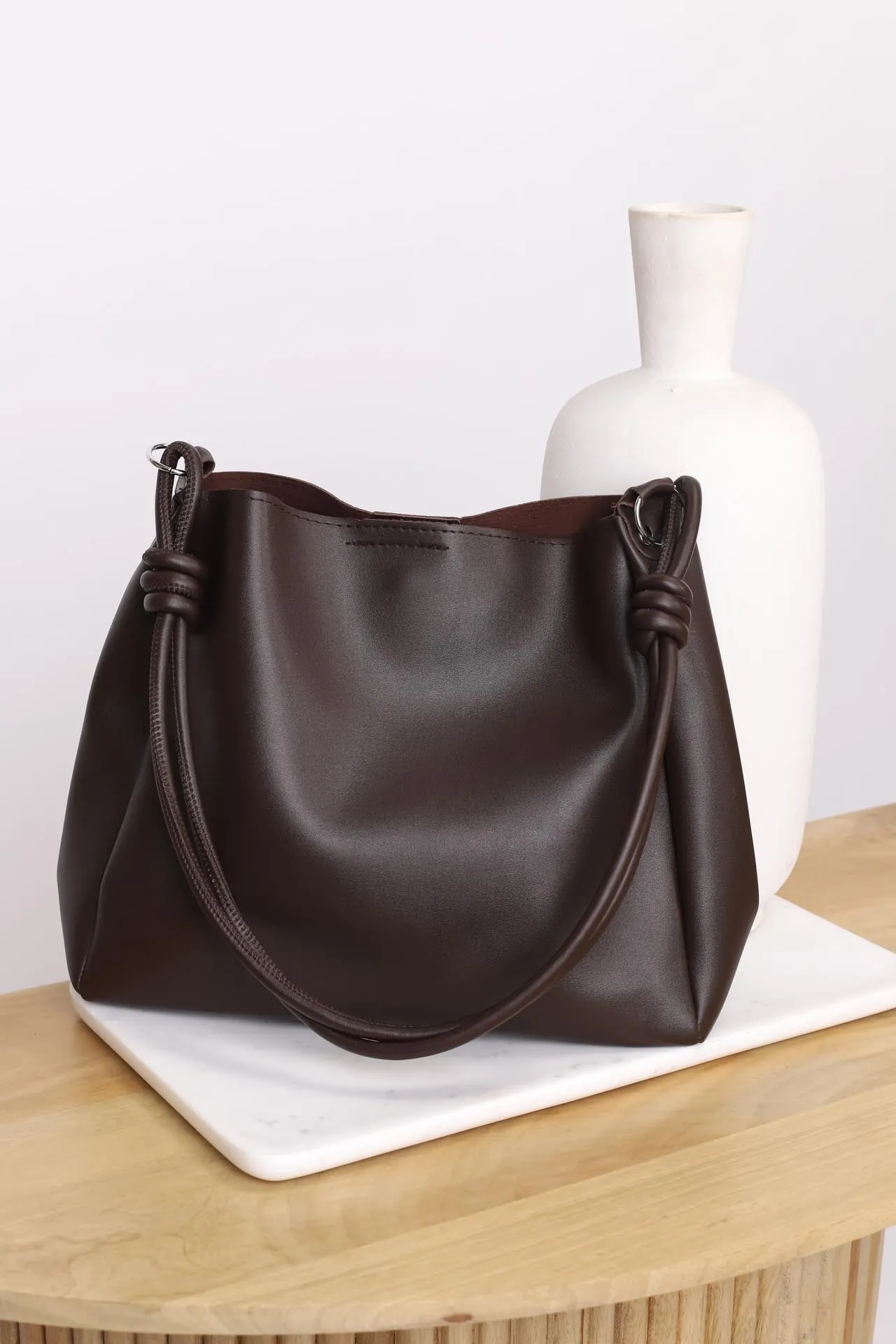 Reese Tote Bag - Coffee sold by Salty Crush product image thumbnail 3