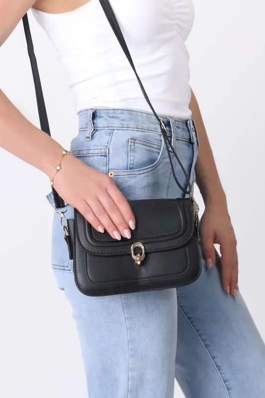 Arlo Shoulder Bag - Black sold by Salty Crush