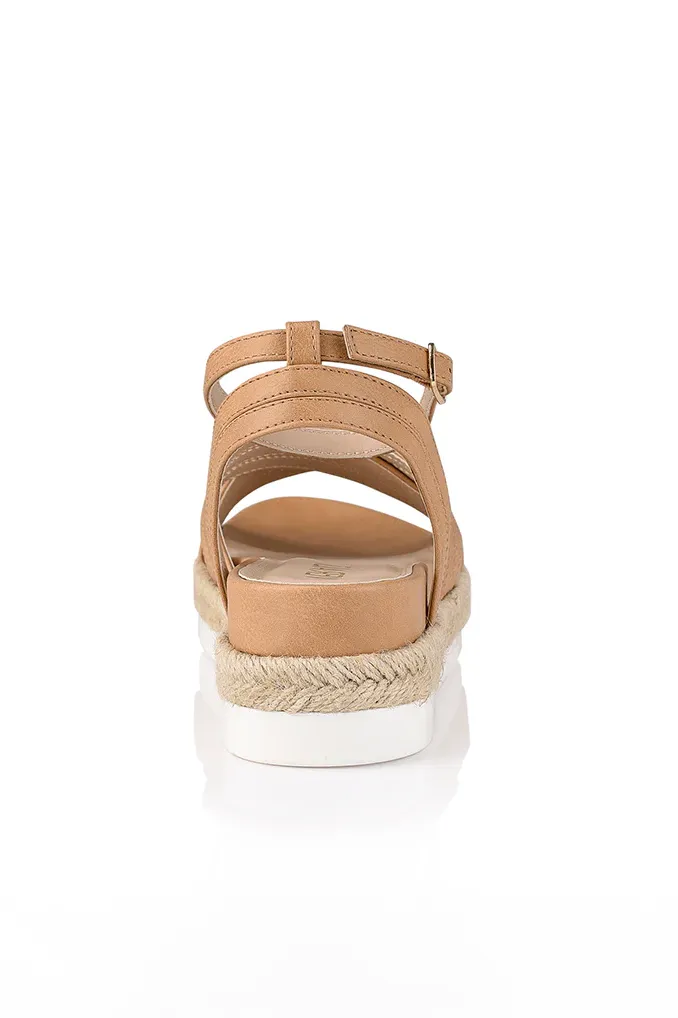 Dezzie Footbed Sandals - Caramel Softee sold by Salty Crush product image thumbnail 3