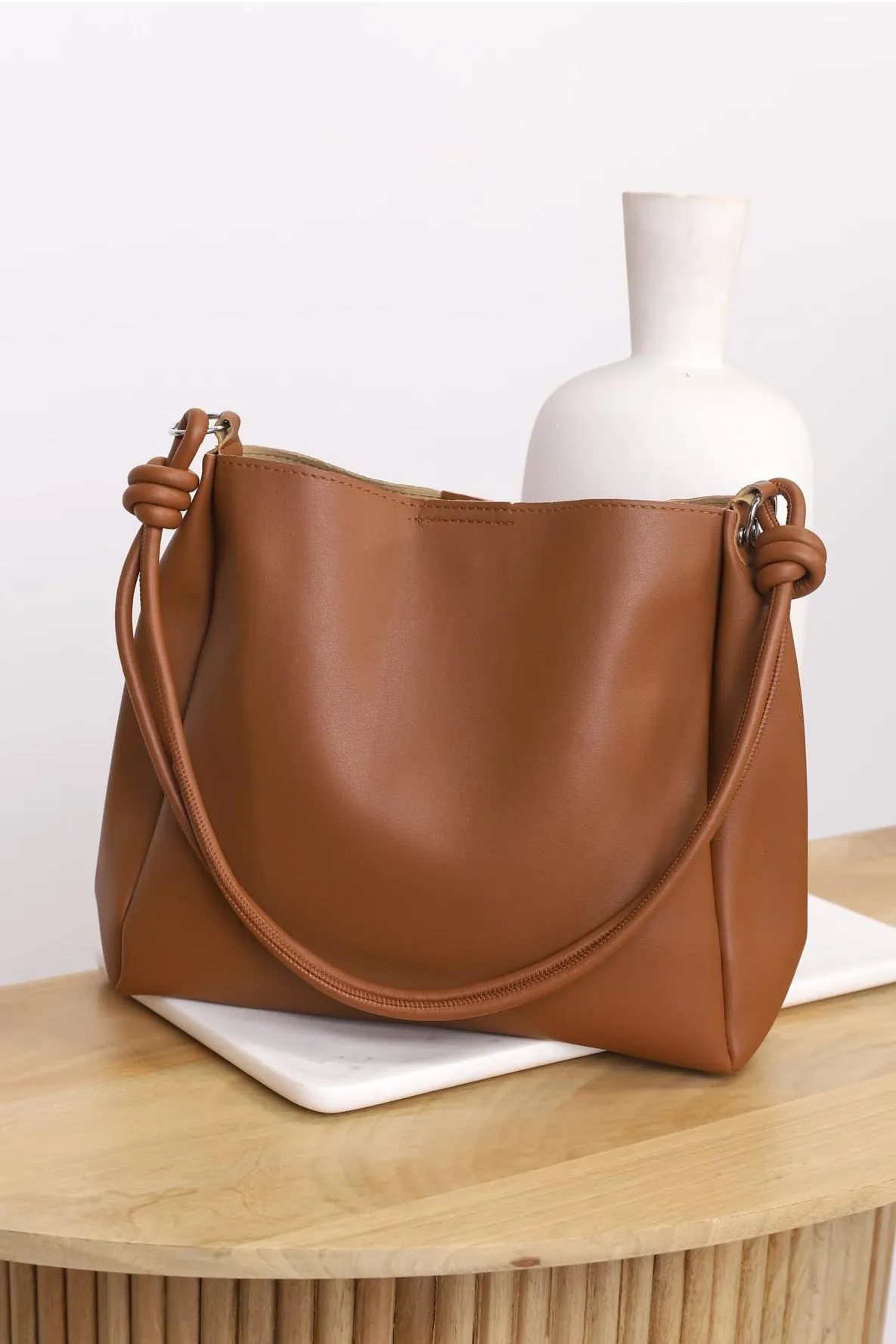 Reese Tote Bag - Brown sold by Salty Crush product image thumbnail 2