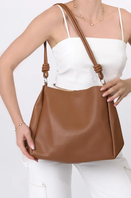 Reese Tote Bag - Brown sold by Salty Crush