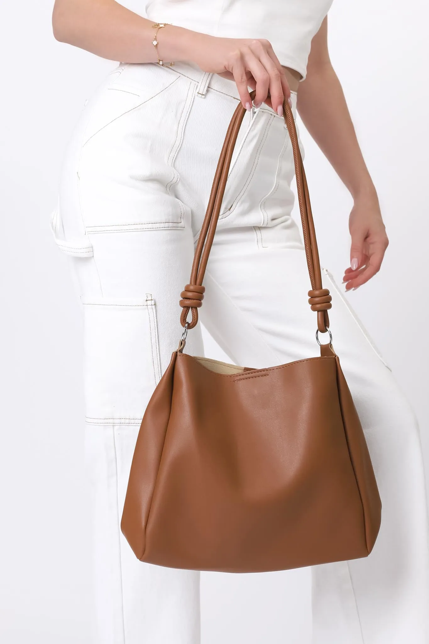 Reese Tote Bag - Brown sold by Salty Crush product image thumbnail 3