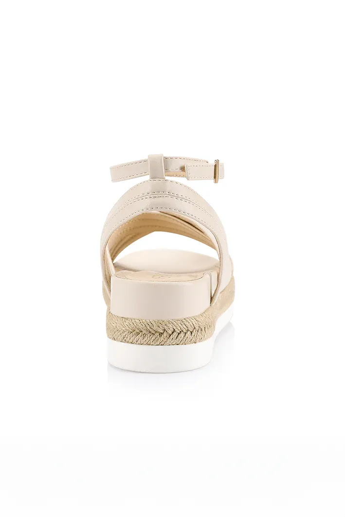 Dezzie Footbed Sandals - Bone Softee sold by Salty Crush product image thumbnail 3