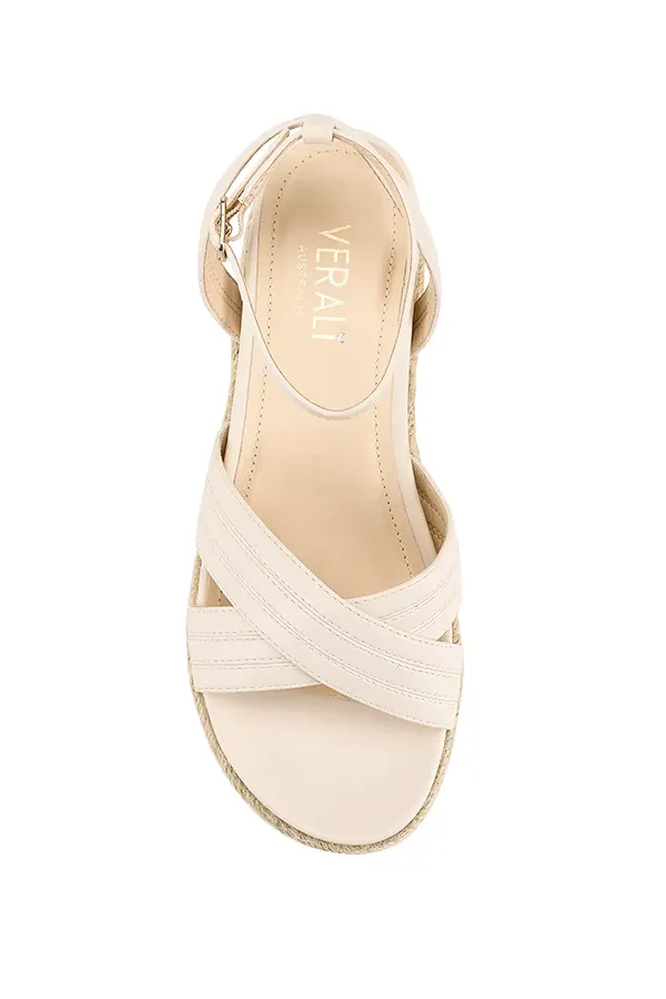 Dezzie Footbed Sandals - Bone Softee sold by Salty Crush product image thumbnail 4