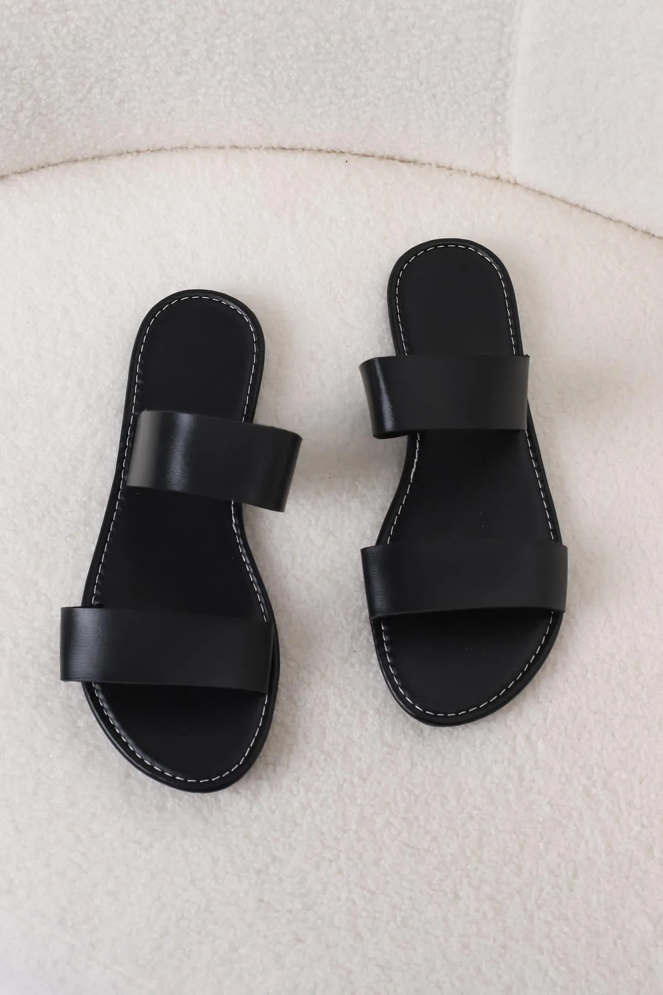 Beck Double Strap Slides - Black sold by Salty Crush product image thumbnail 5