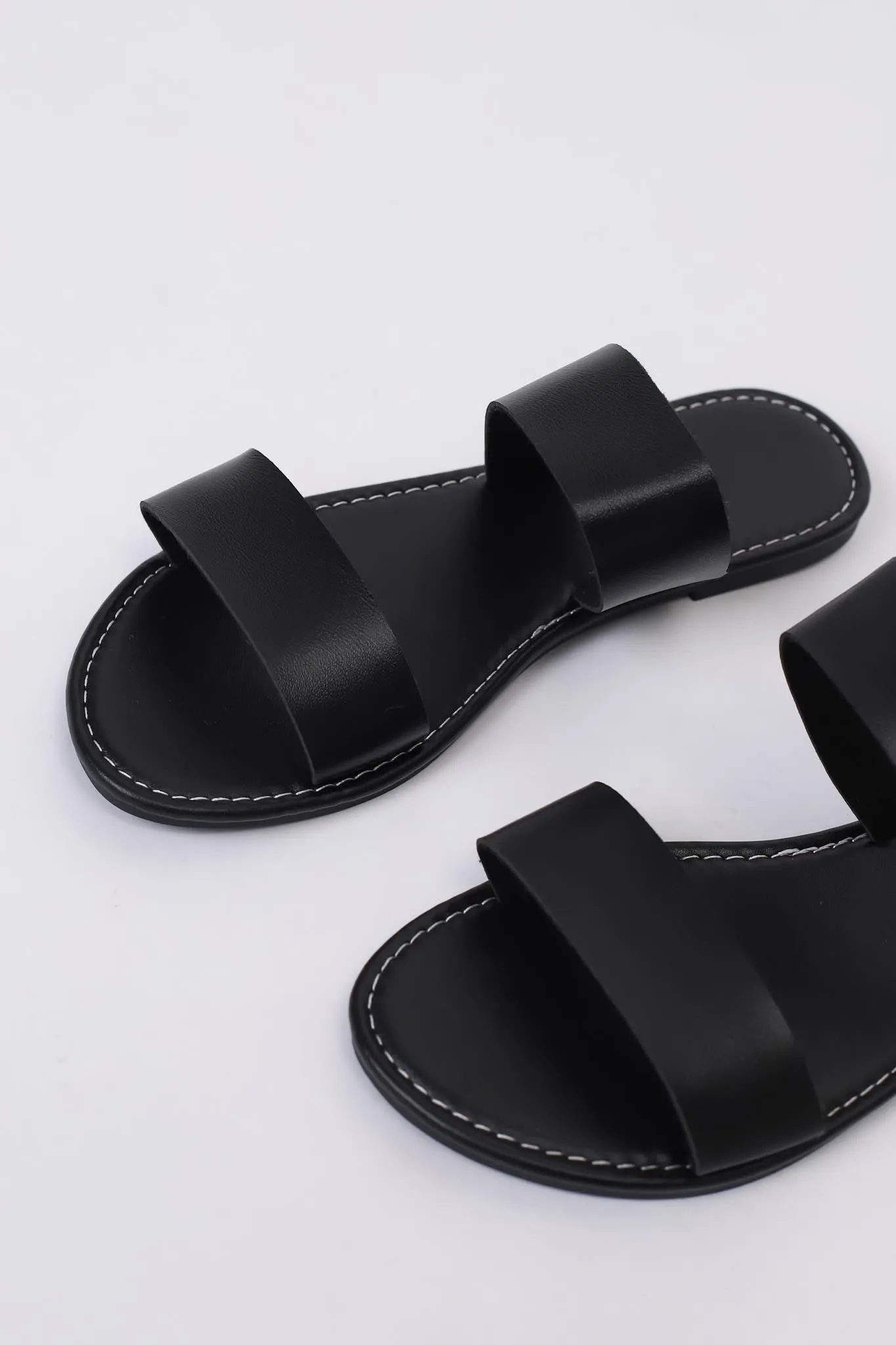 Beck Double Strap Slides - Black sold by Salty Crush product image thumbnail 4