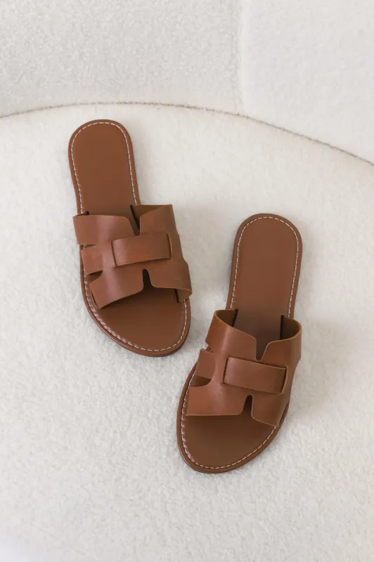 Dax Weave Slides - Brown sold by Salty Crush