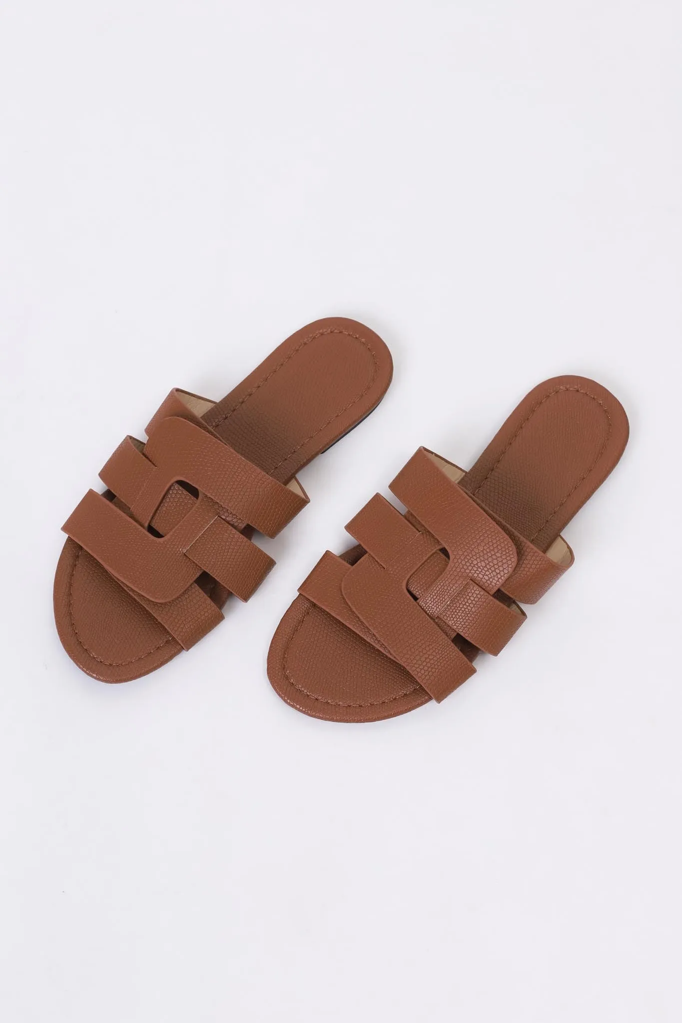 Ash Braided Slides - Brown sold by Salty Crush product image thumbnail 3