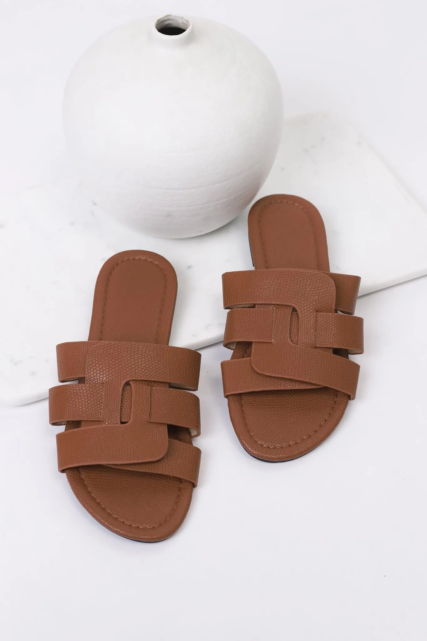 Ash Braided Slides - Brown sold by Salty Crush product image thumbnail 5
