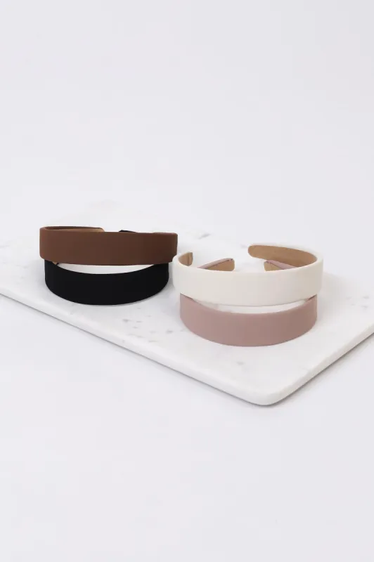 4 Pack Kelly Headband - Mocha sold by Salty Crush