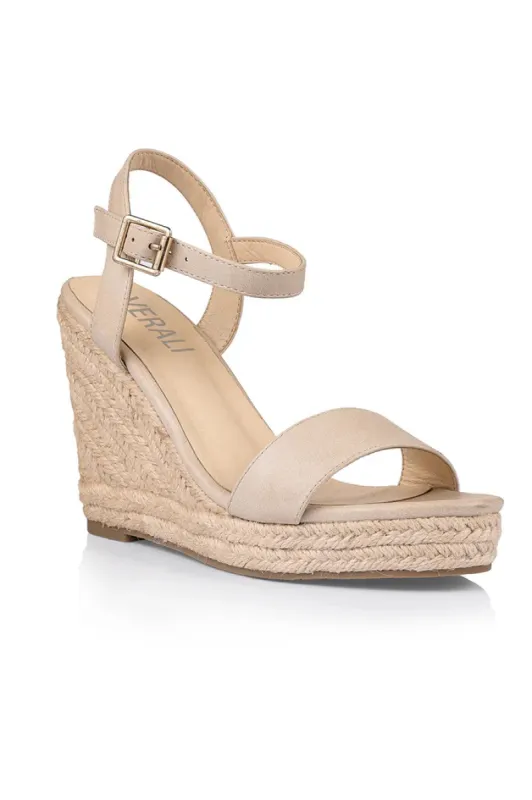 Amaya Rope Wedges - Nude Softee sold by Salty Crush
