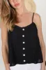 Hoian Cami - Cotton Lace Detailed Camisole in Black sold by Salty Crush