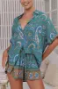 JAASE - Lola Shirt: High-Low Button Down Shirt in Ventura Print sold by Salty Crush