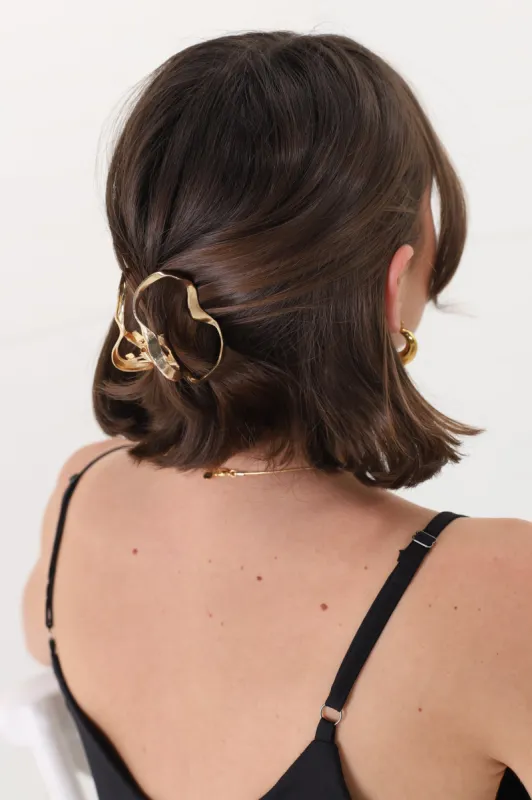 Ryker Claw Clip - Gold sold by Salty Crush