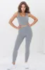 Axel Leggings - High Waisted Full Length Leggings in Light Grey sold by Salty Crush